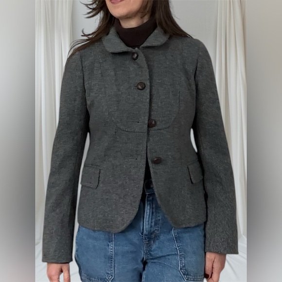 J. Crew Jackets & Blazers - J. Crew Bella Herringbone Wool Blazer